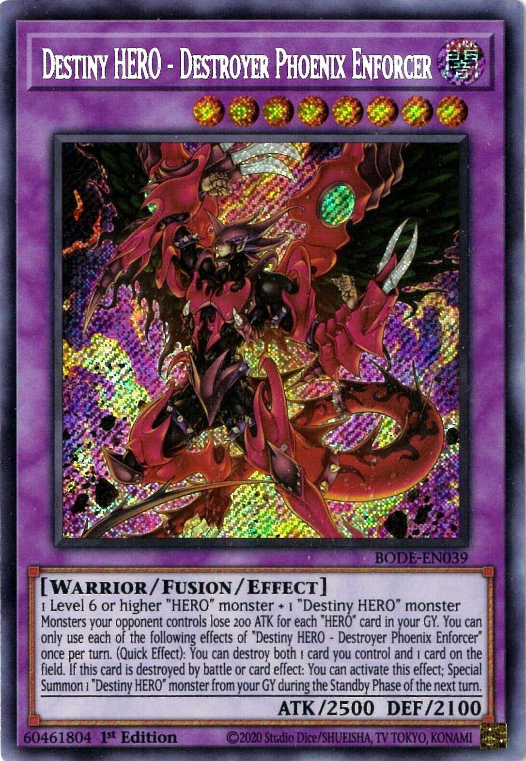 Destiny HERO - Destroyer Phoenix Enforcer