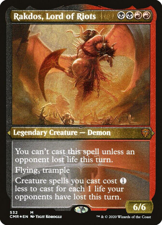 Rakdos, Lord of Riots (Foil Etched)