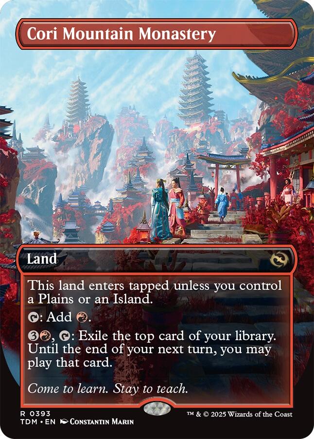 Cori Mountain Monastery (Borderless)