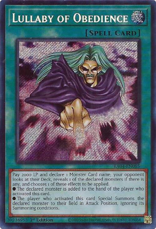 Lullaby of Obedience (Secret Rare)