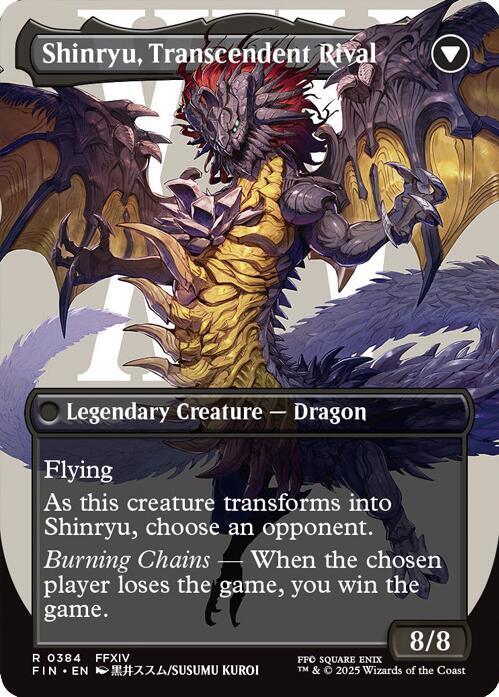 Zenos yae Galvus (Borderless) (Back)