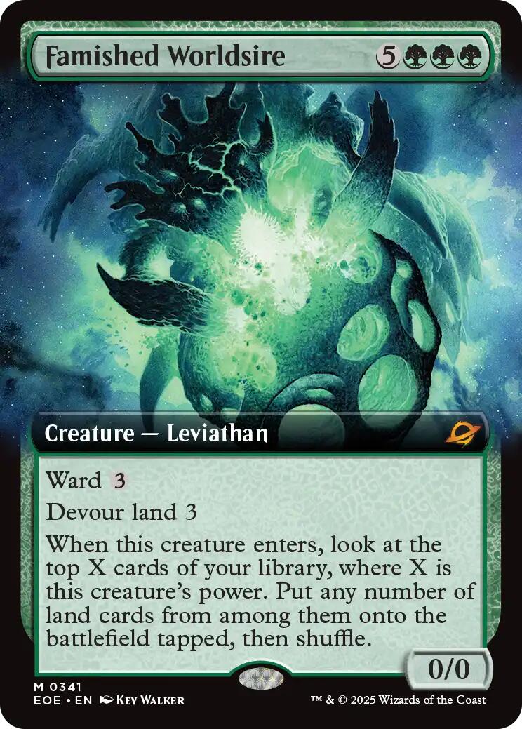Famished Worldsire (Extended Art)