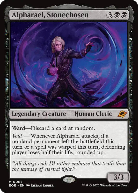 Alpharael, Stonechosen