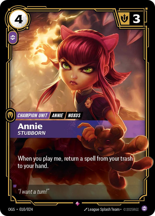 Annie - Stubborn