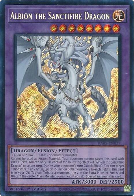 Albion the Sanctifire Dragon (Secret Rare)