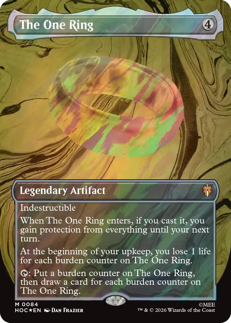 The One Ring (Borderless) (Surge Foil)