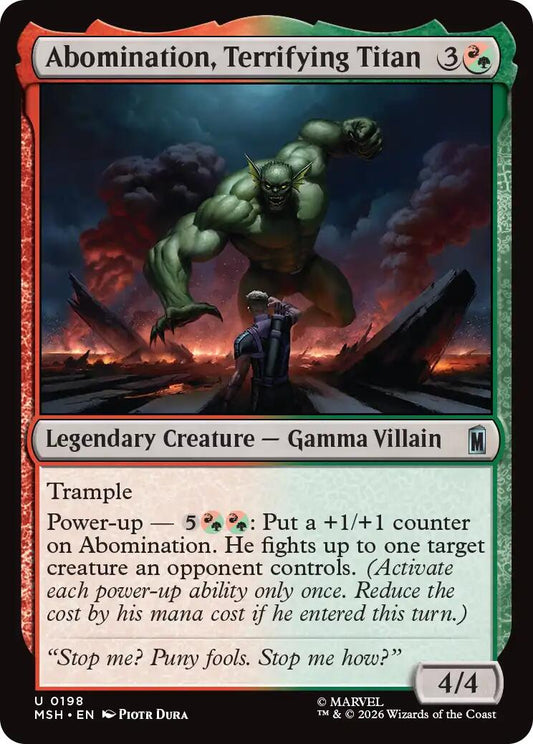 Abomination, Terrifying Titan